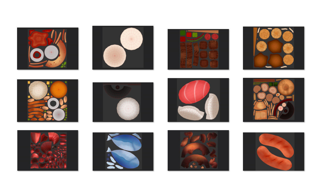 Cartoon Food Pack 2 3D model_22