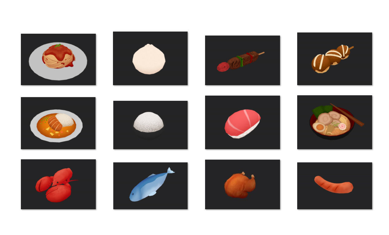 Cartoon Food Pack 2 3D model_21