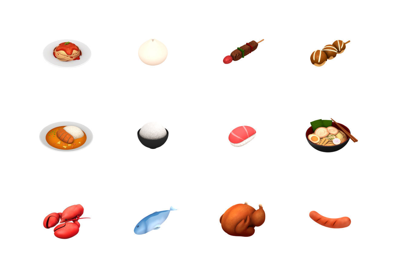 Cartoon Food Pack 2 3D model_15