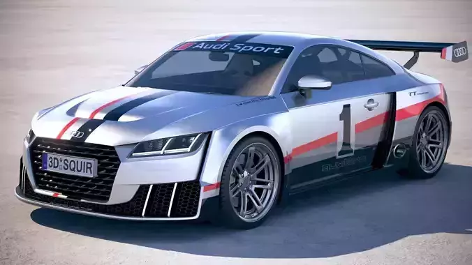 Audi TT RS Clubsport Turbo 2017 3D model