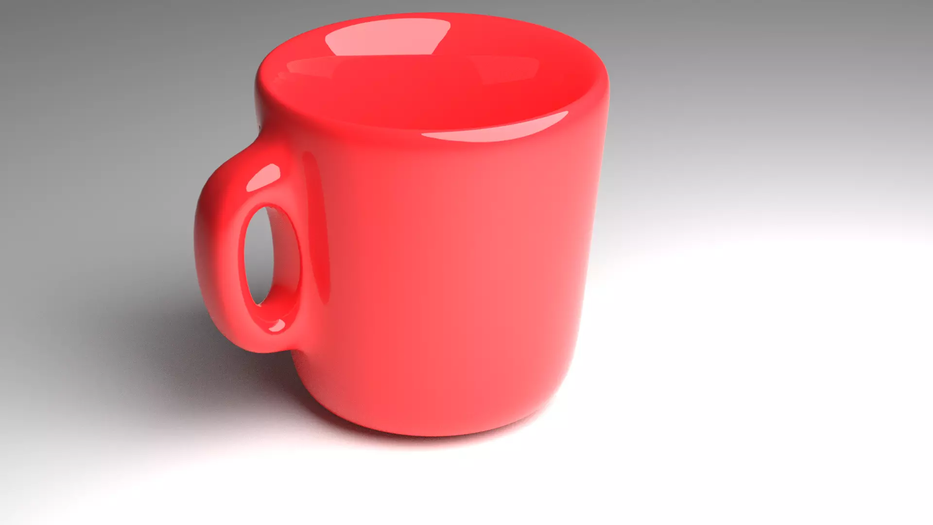 red cup 3D model_0