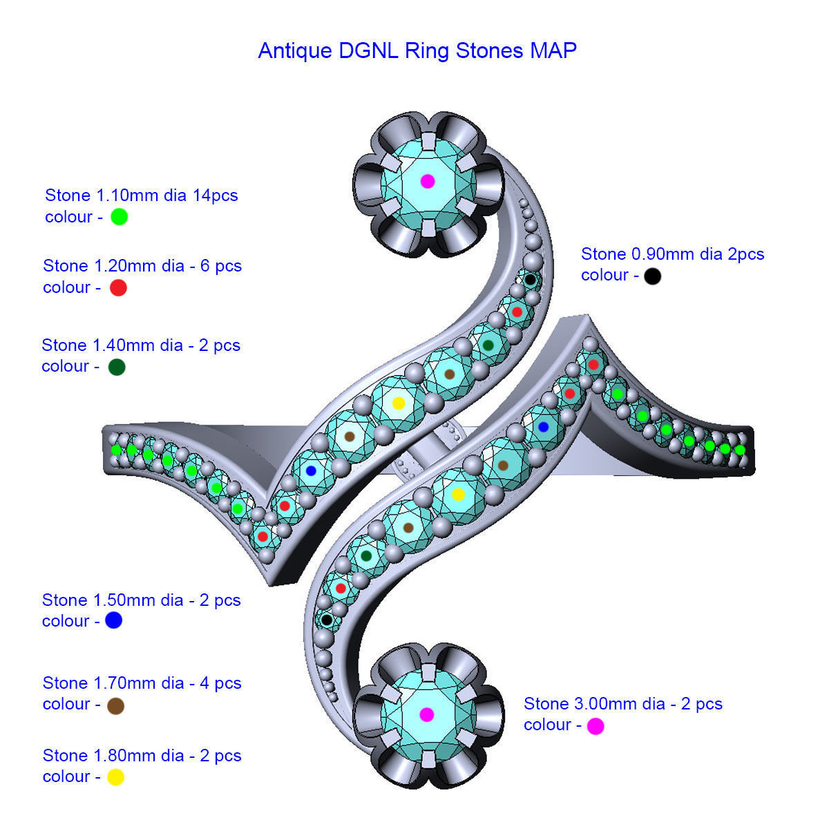 Antique DGNL Ring 3D print model_6