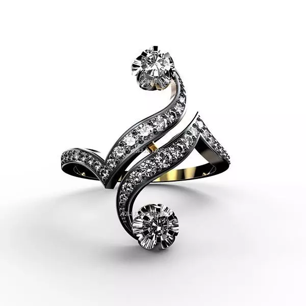 Antique DGNL Ring 3D print model_0