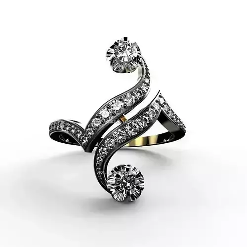 Antique DGNL Ring 3D print model