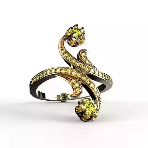 Antique TDM Ring 3D print model