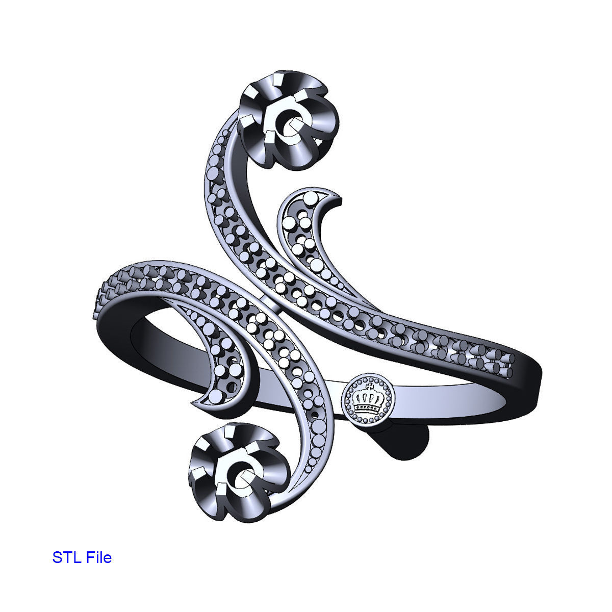 Antique TDM Ring 3D print model_9