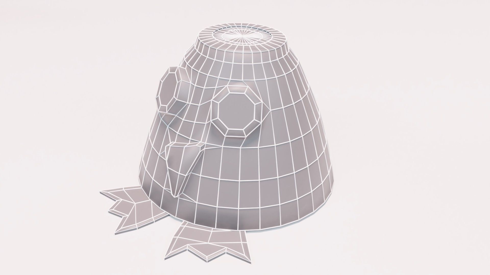 Handcrafted fun childrens eggbox characters Low-poly 3D model_6