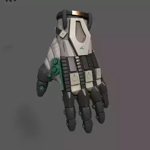 Scifi glove warior ver 2 Low-poly 3D model Scifi glove warior ver 2 Low-poly 3D model