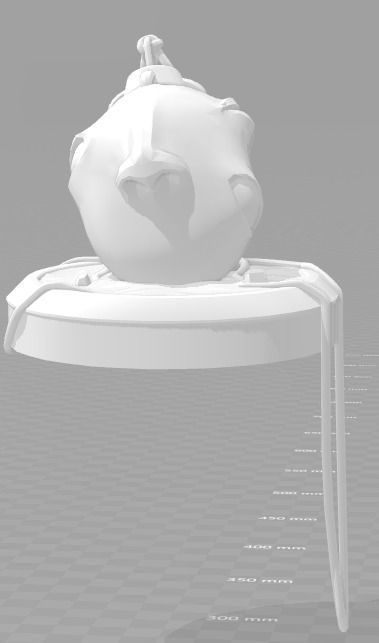 Behelit with a base 3D print model