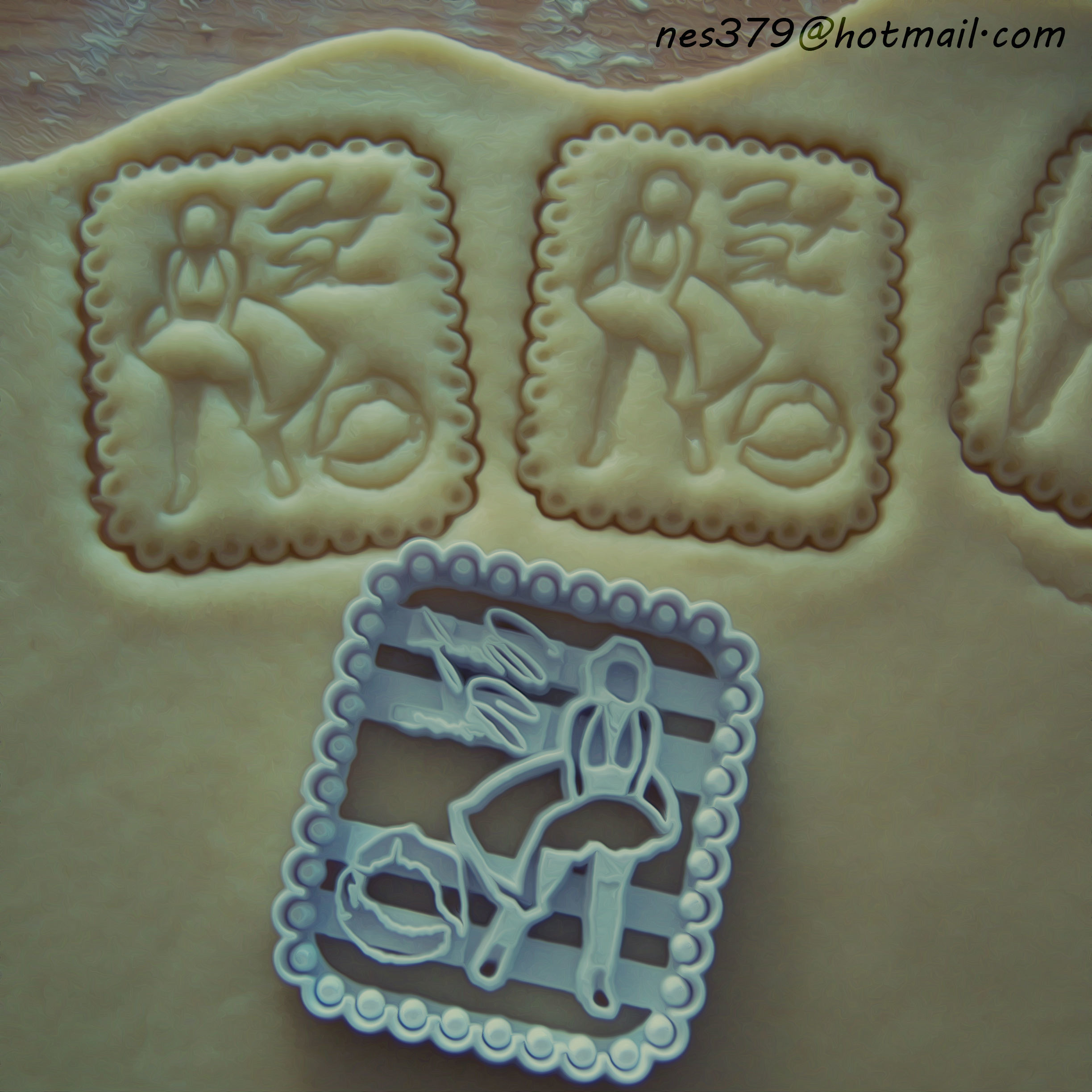Marilyn Monroe Cookie cutter 3D model_1