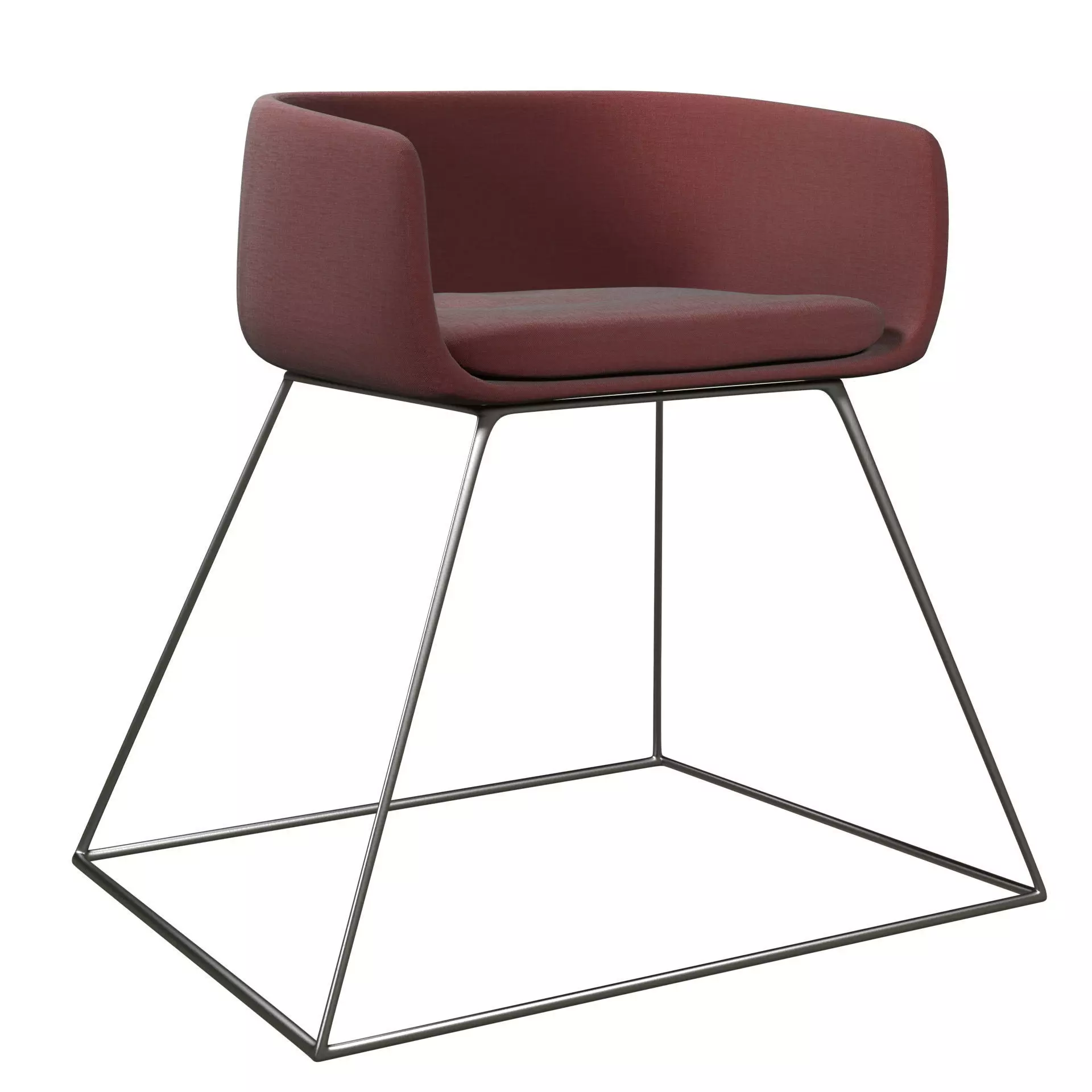 Office chair Low-poly 3D model