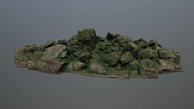 rocks rock Low-poly 3D model