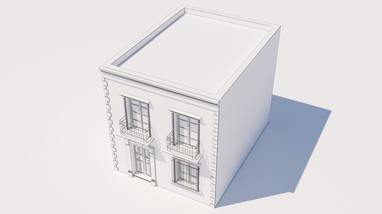 Mexican House 3D model_10