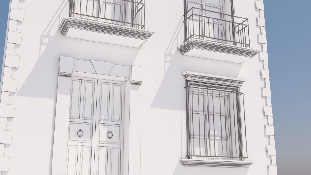 Mexican House 3D model_8