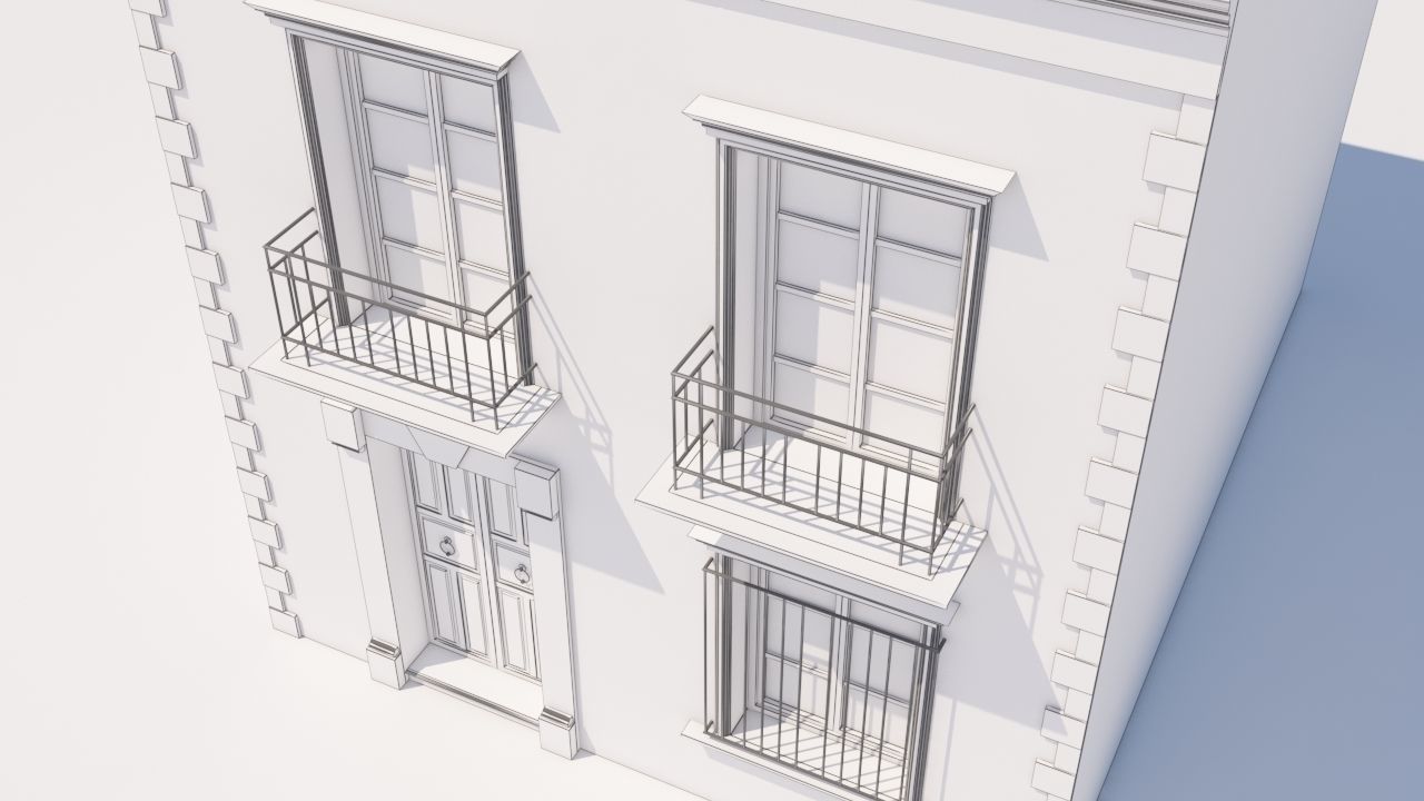 Mexican House 3D model_9