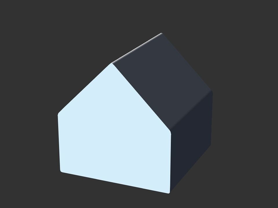 dog house Low-poly 3D model_33