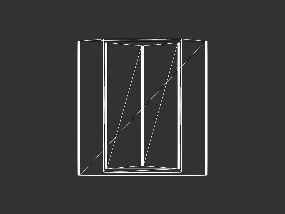 dog house Low-poly 3D model_49