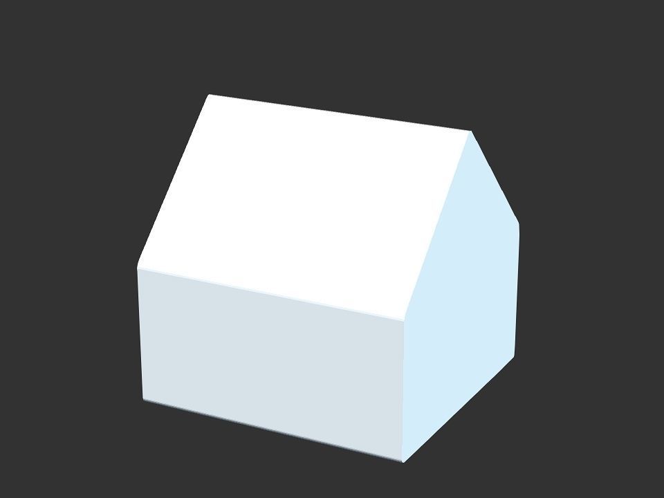 dog house Low-poly 3D model_28