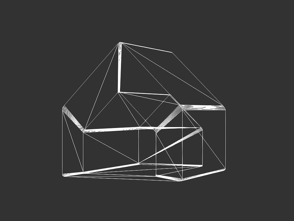 dog house Low-poly 3D model_42