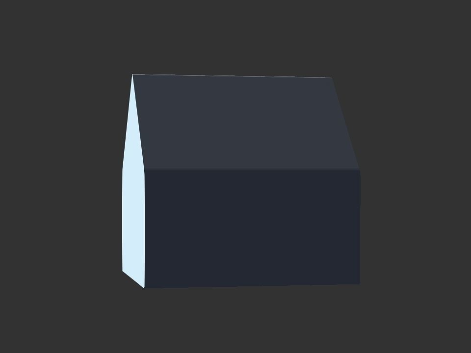 dog house Low-poly 3D model_11