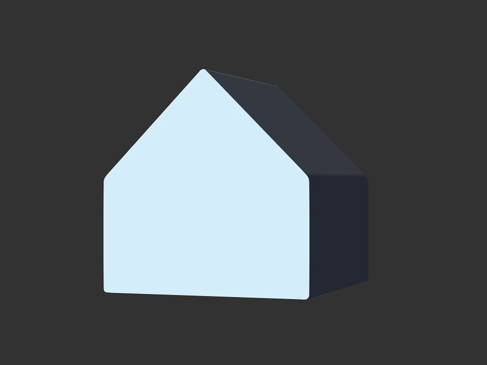 dog house Low-poly 3D model_7