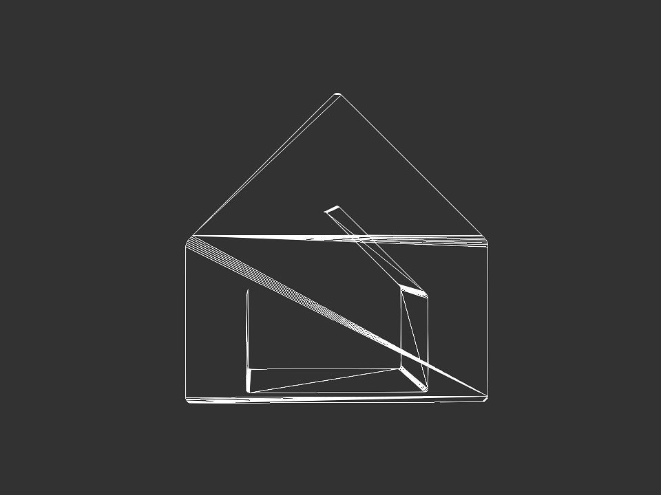dog house Low-poly 3D model_47