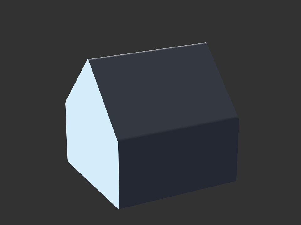 dog house Low-poly 3D model_36