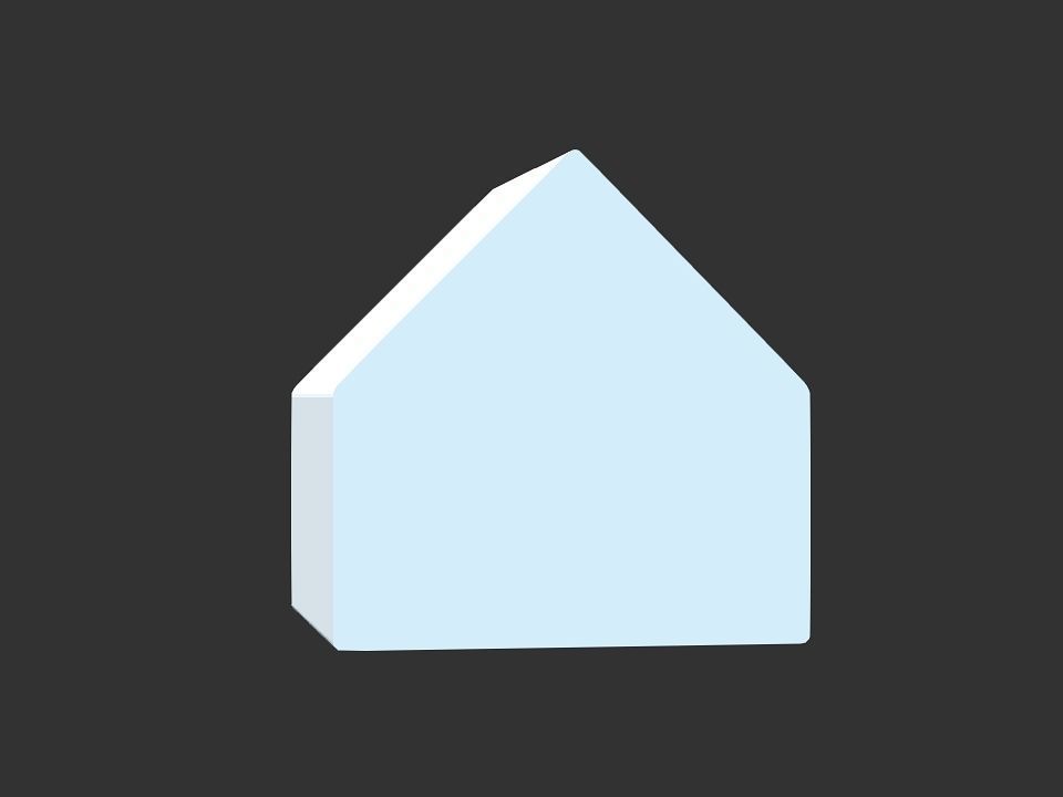 dog house Low-poly 3D model_5