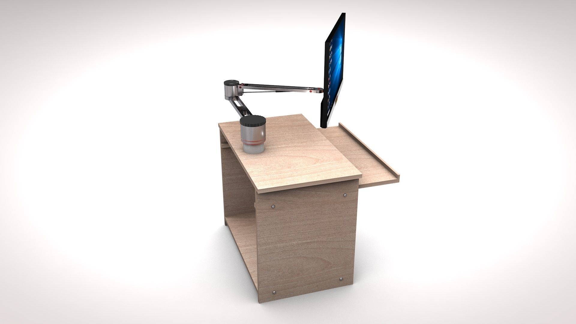 Table  Hunger  Low-poly 3D model_6