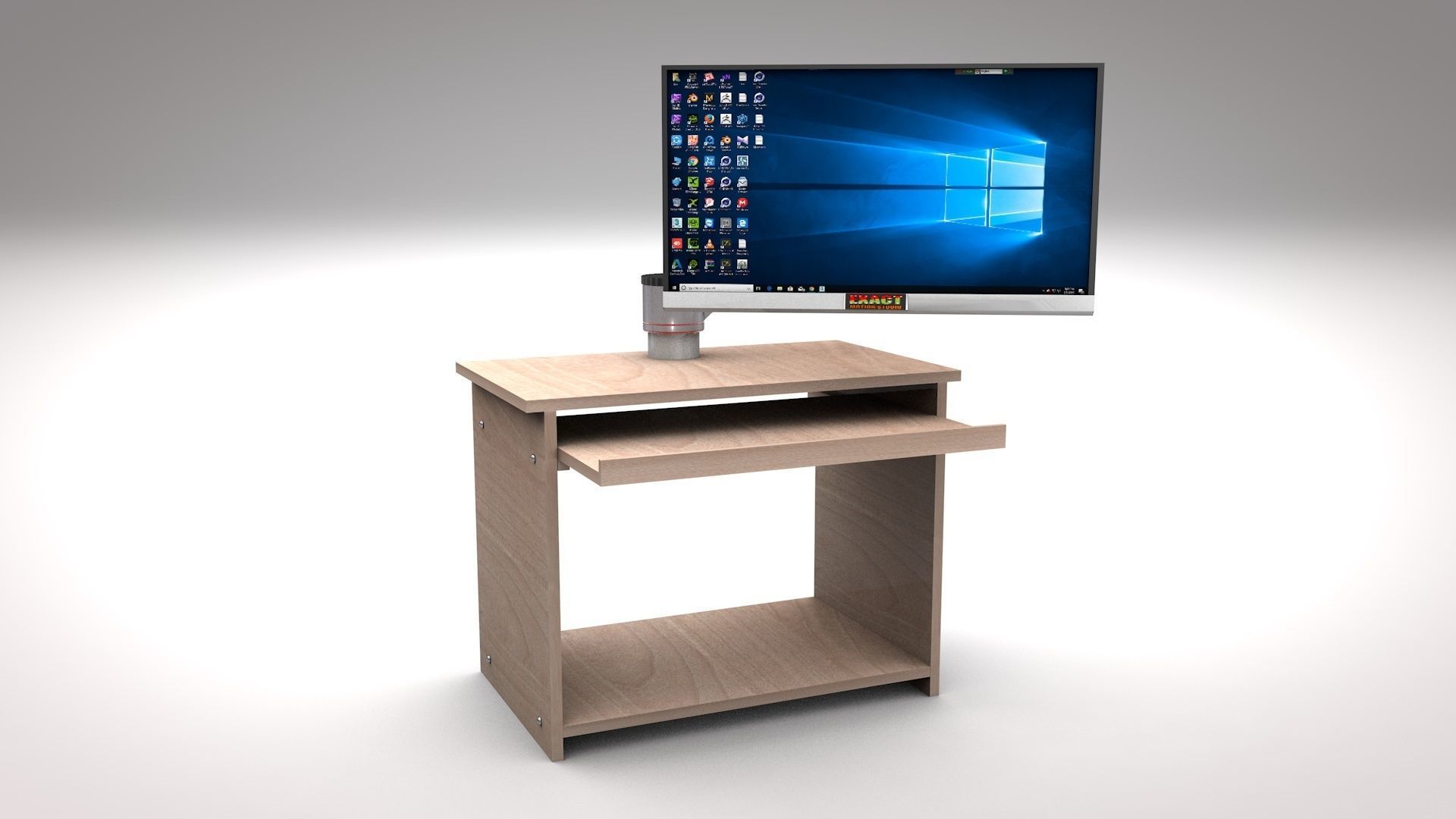 Table  Hunger  Low-poly 3D model_7