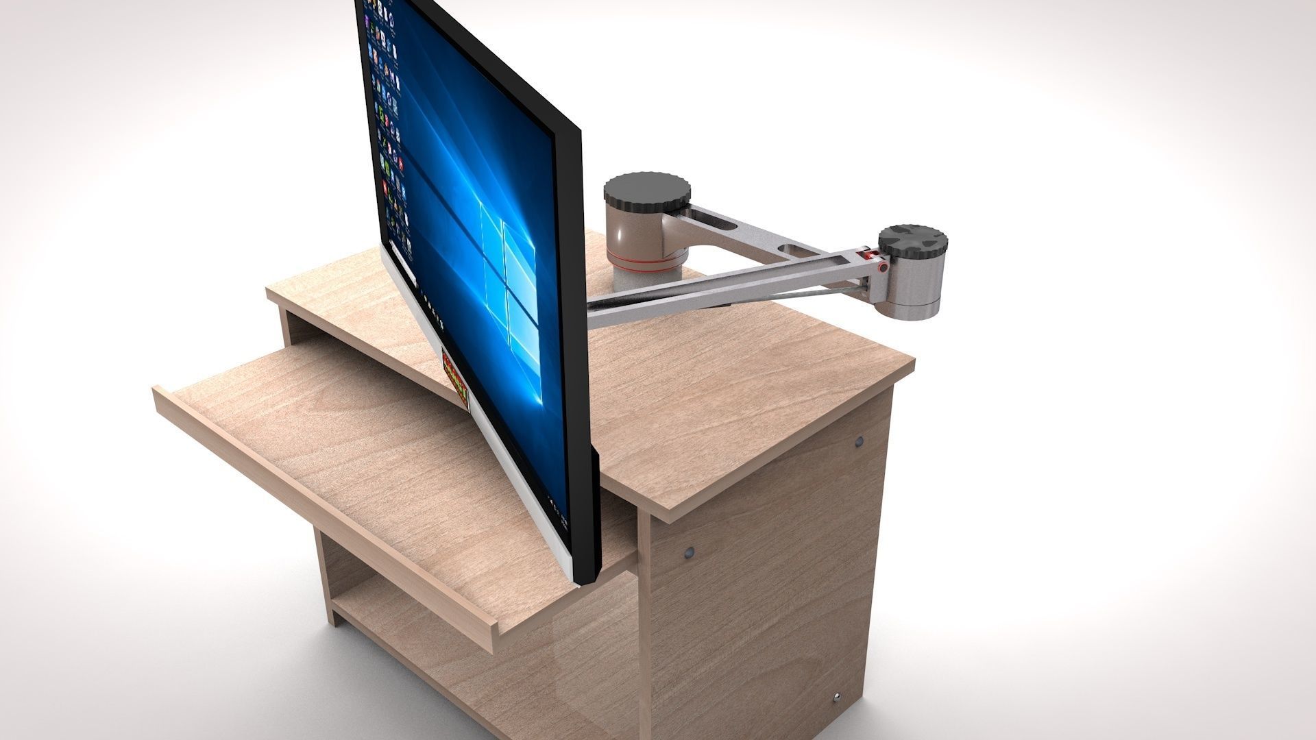 Table  Hunger  Low-poly 3D model_1