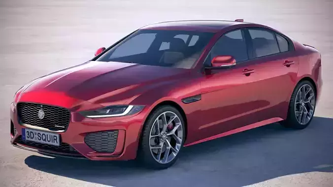 Jaguar XE R-Dynamic 2020 3D model