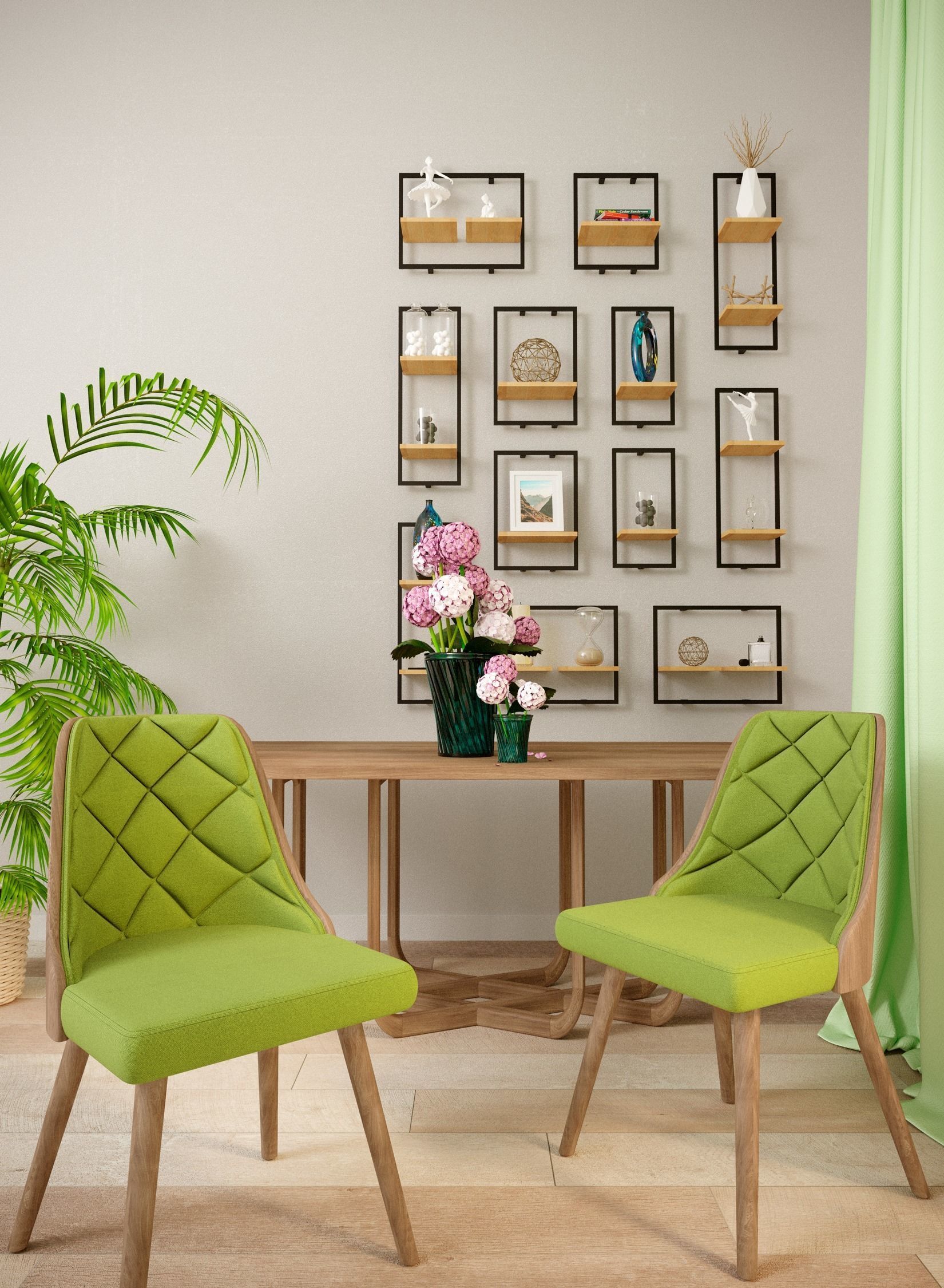 Living Room Bohemia 3D model_1