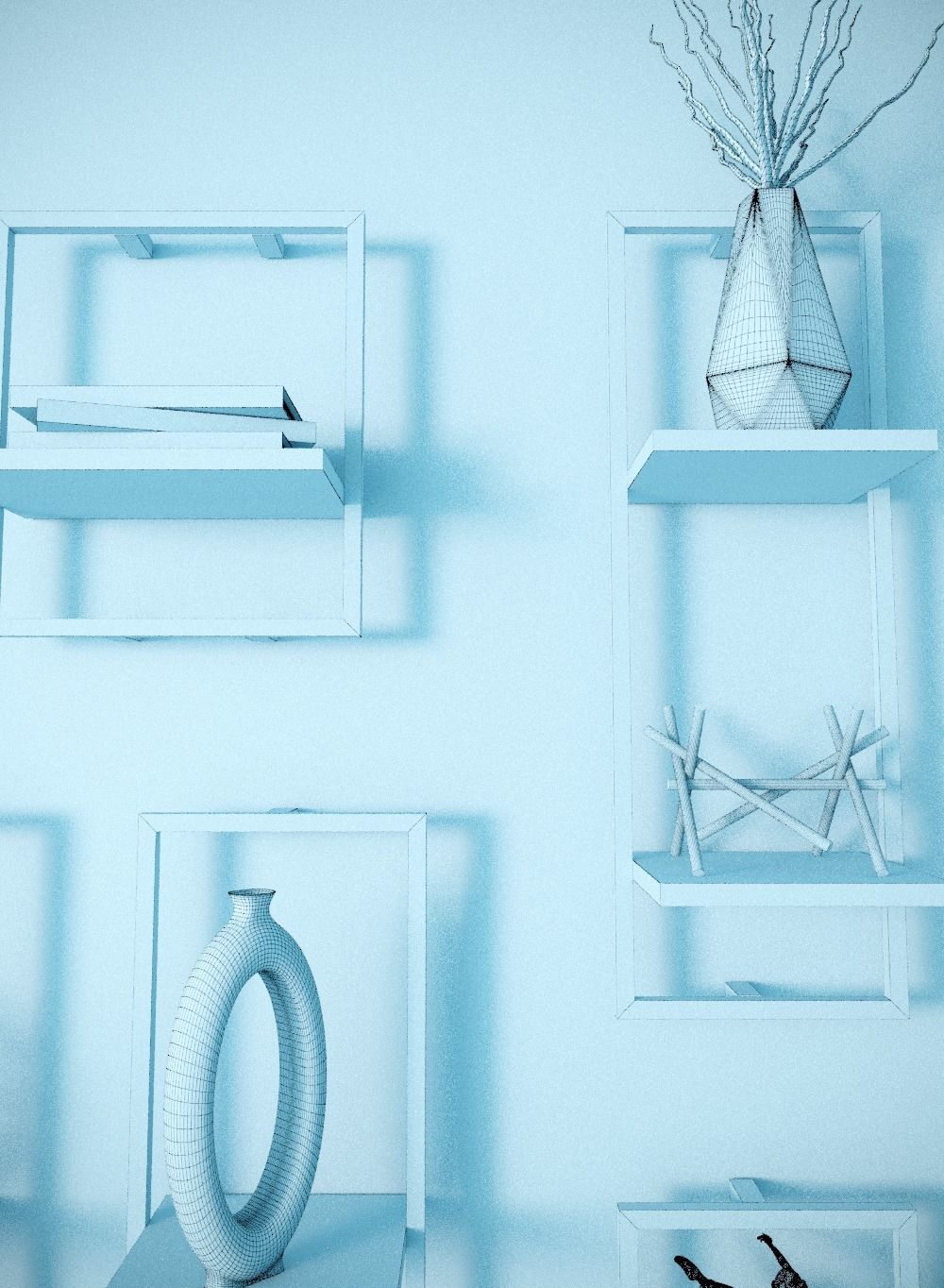 Living Room Bohemia 3D model_10