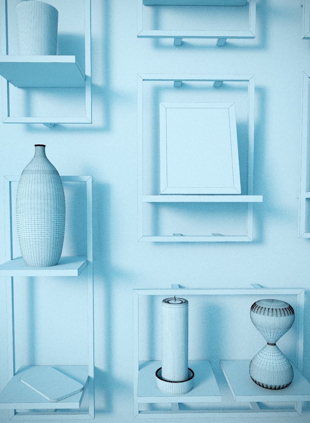 Living Room Bohemia 3D model_7