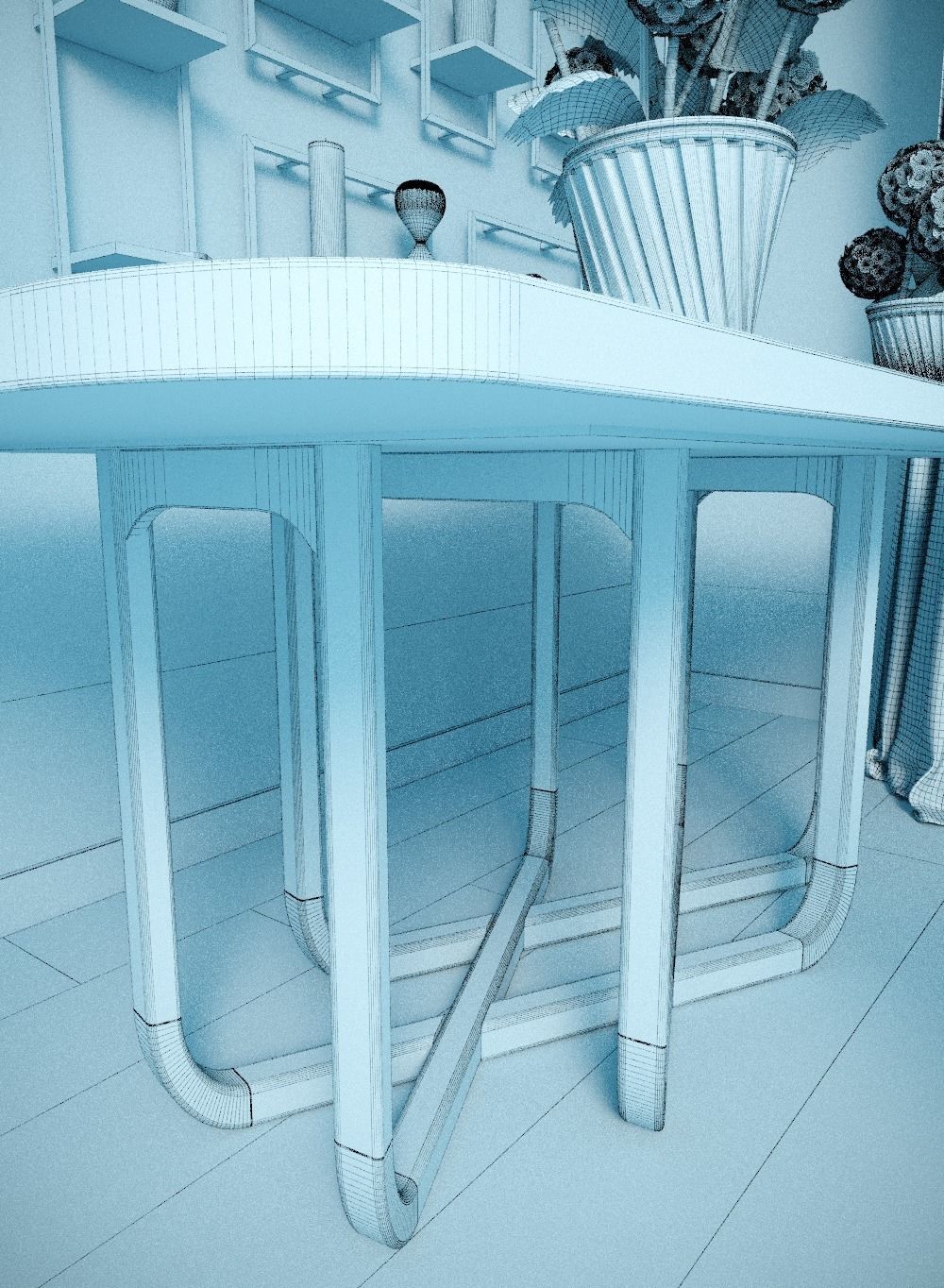 Living Room Bohemia 3D model_6