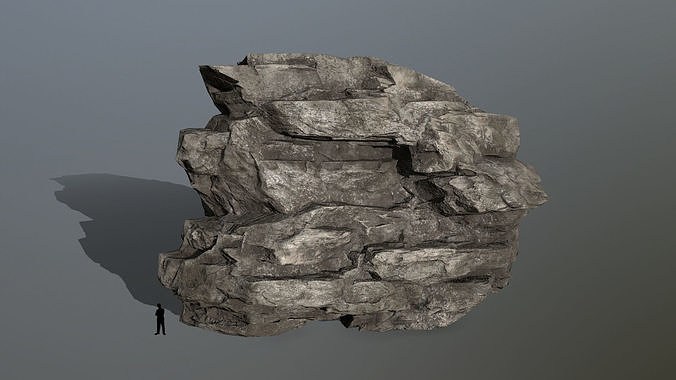 rocks rock Low-poly 3D model