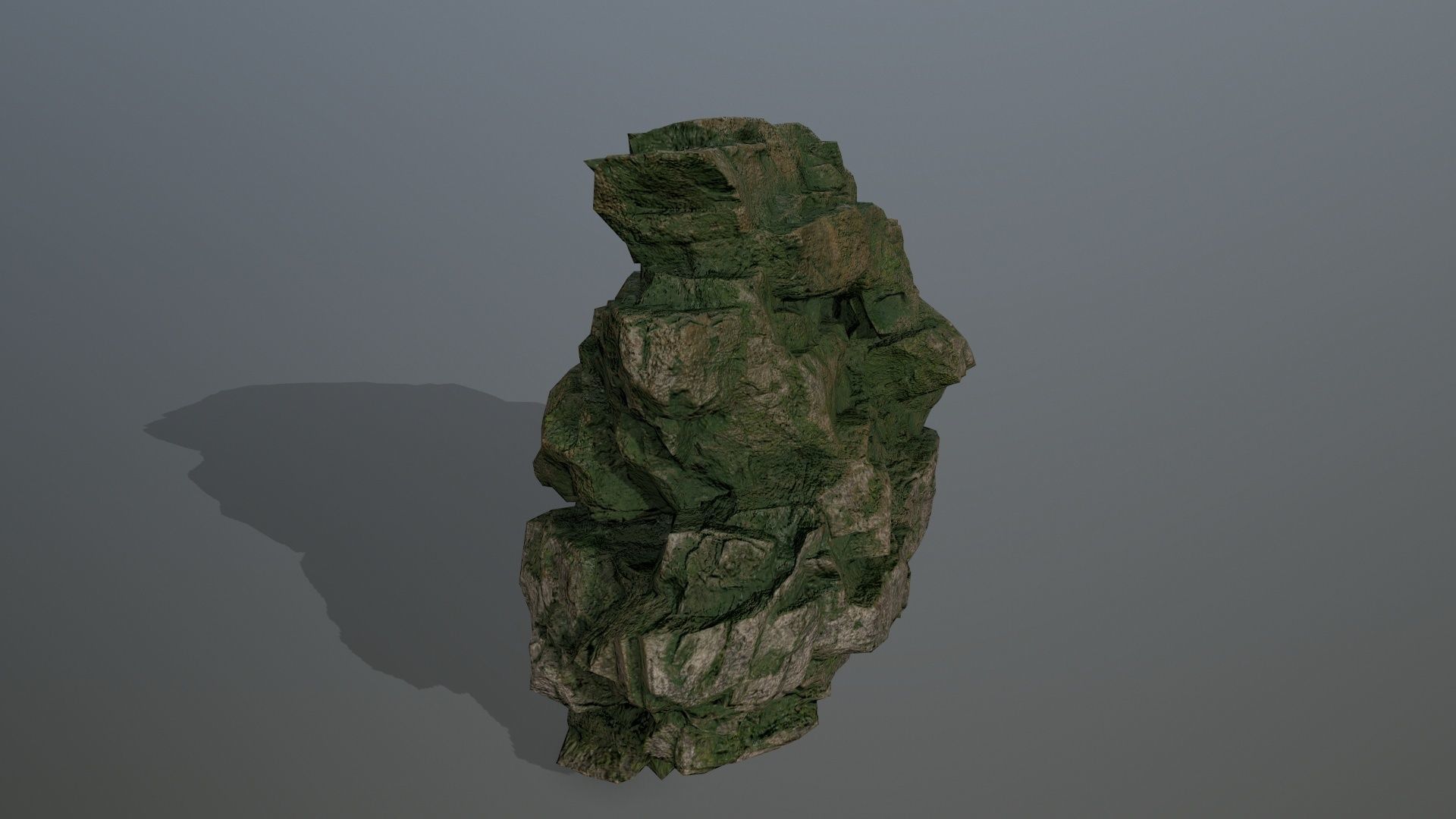 rocks rock Low-poly 3D model_1