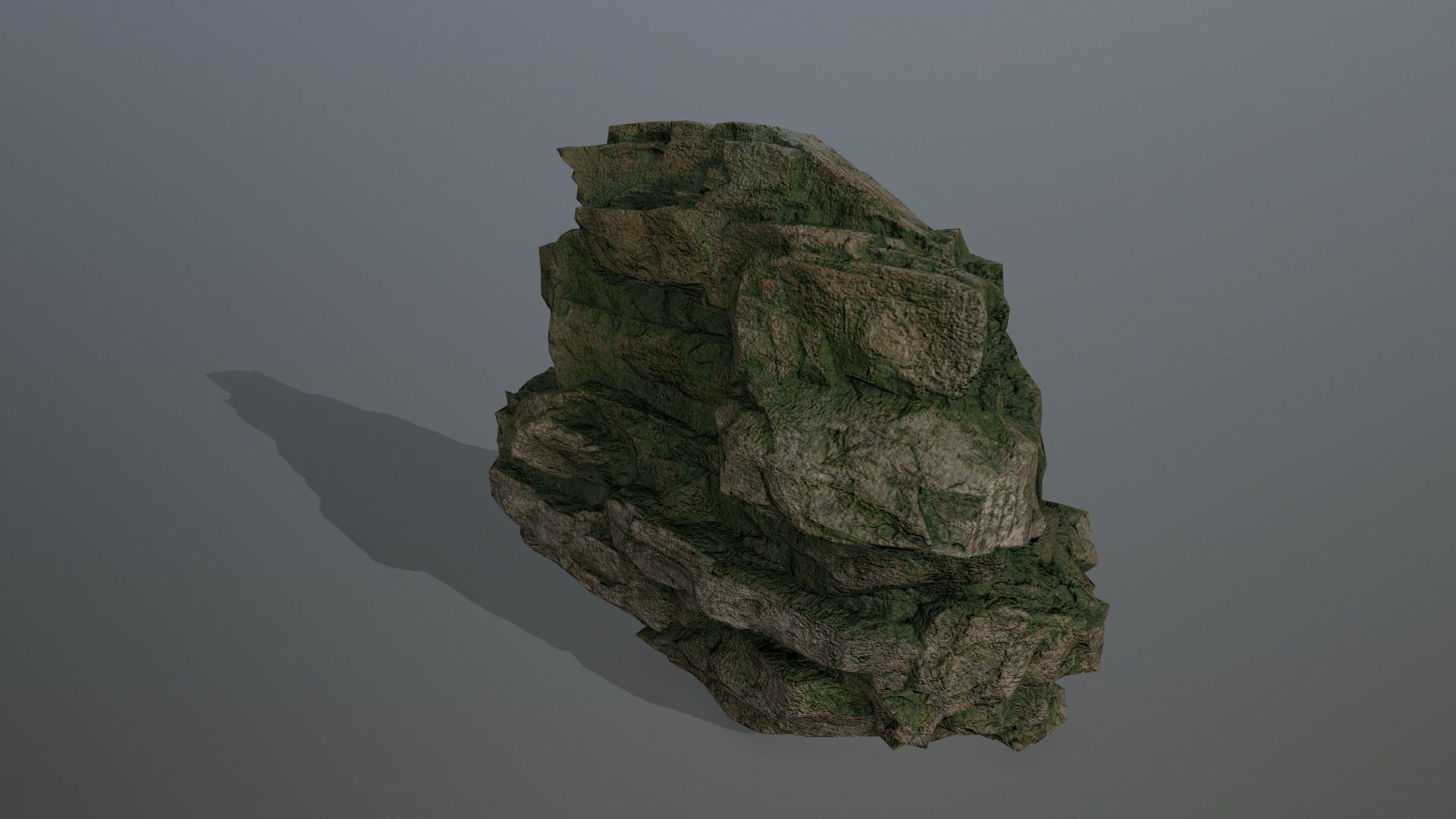 rocks rock Low-poly 3D model_5