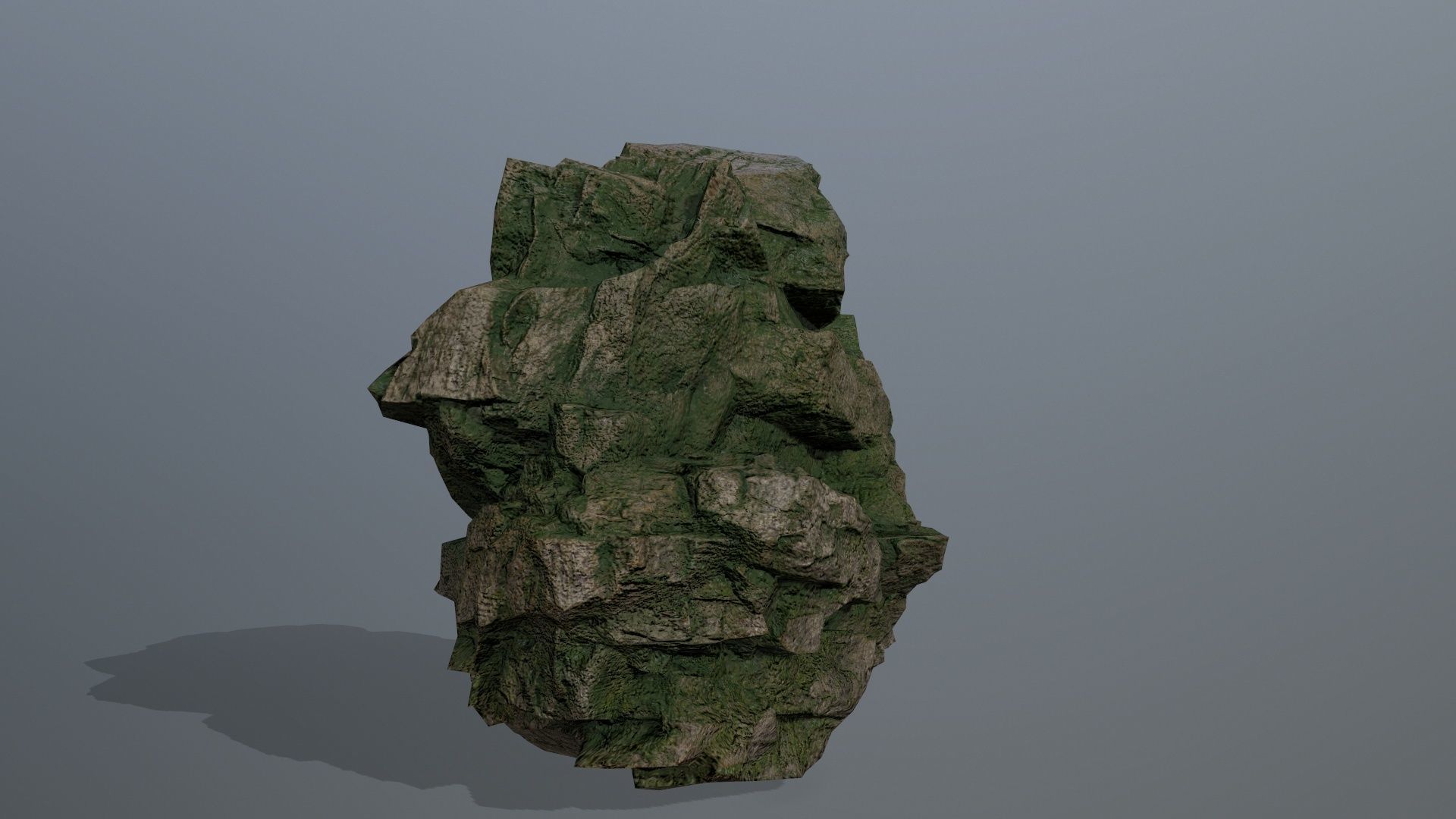 rocks rock Low-poly 3D model_11