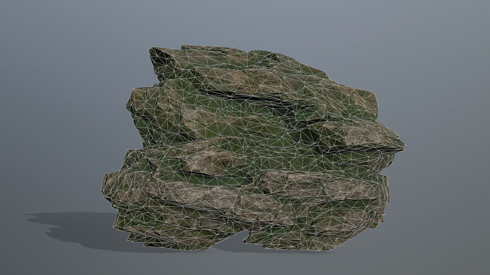 rocks rock Low-poly 3D model_13