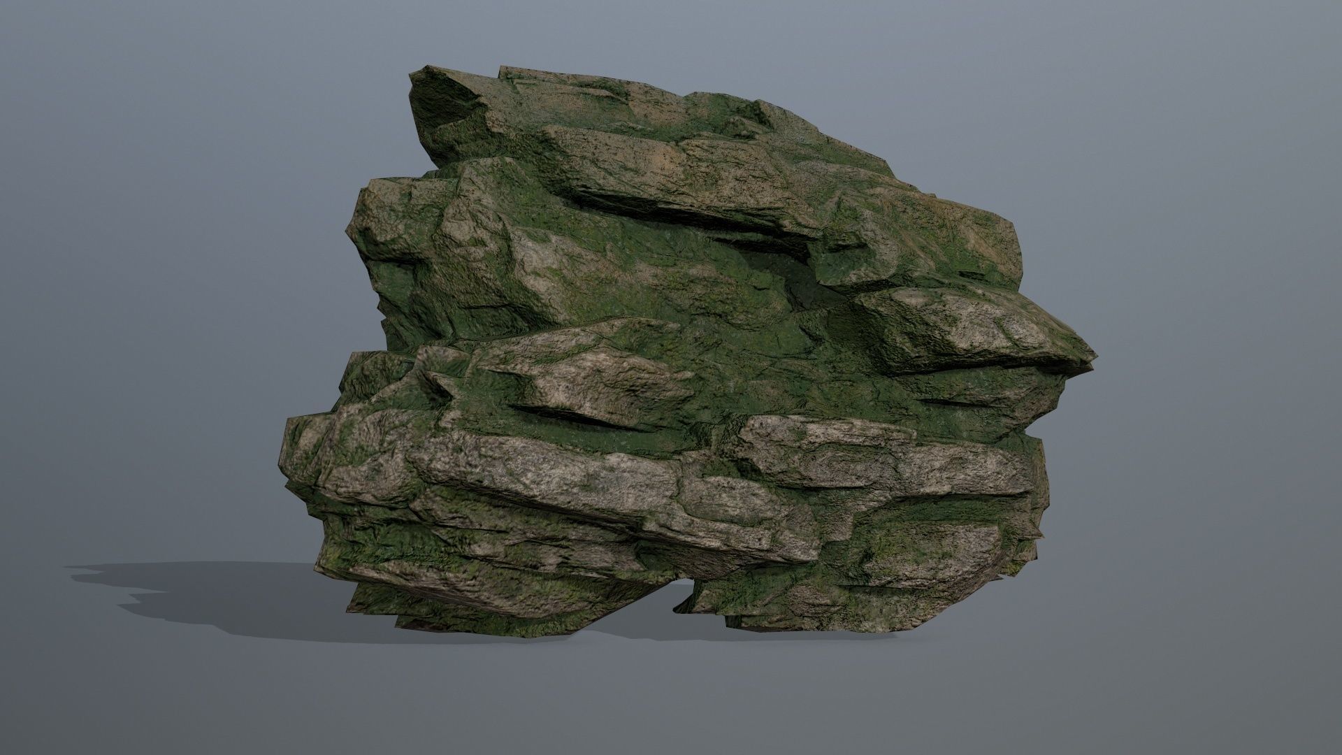 rocks rock Low-poly 3D model_6