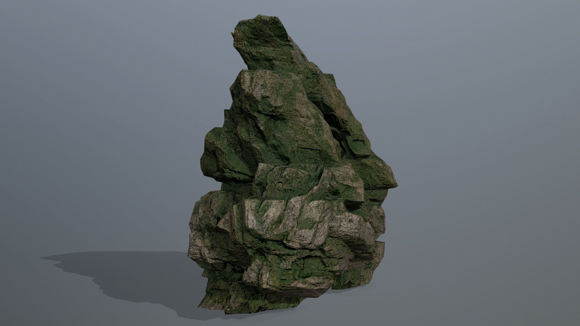 rocks rock Low-poly 3D model_7