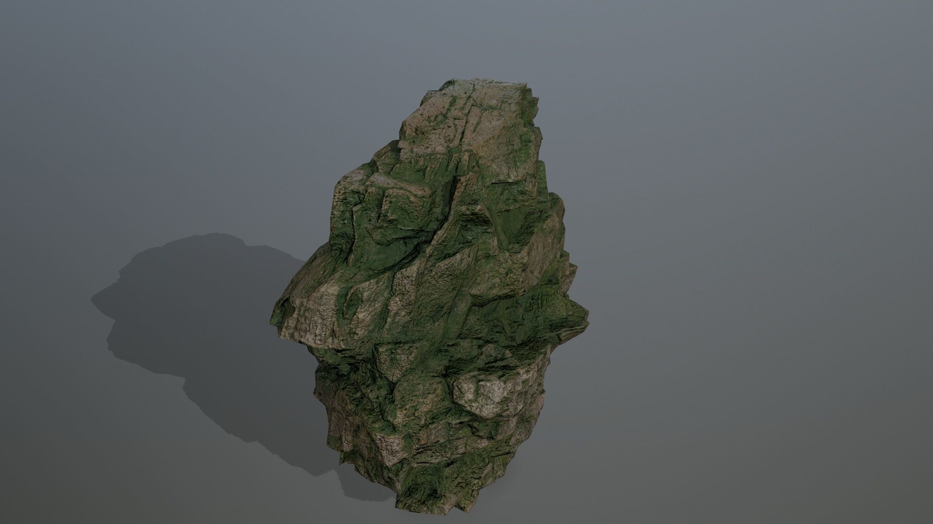 rocks rock Low-poly 3D model_4