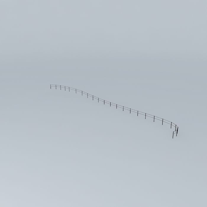 deck rope Free 3D model_4