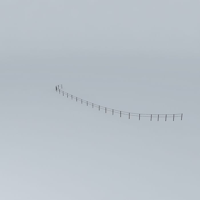 deck rope Free 3D model_3