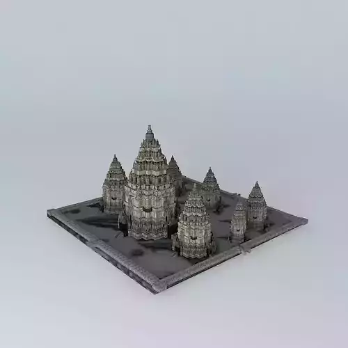 Prambanan Temple 3D model