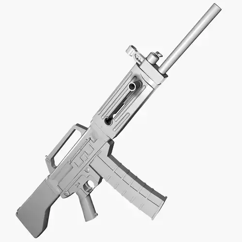 USAS 12 Shotgun low pol