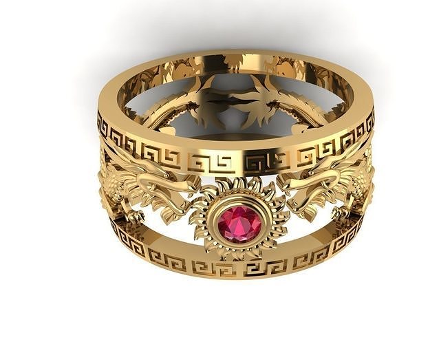 Dragon Ring 3D print model