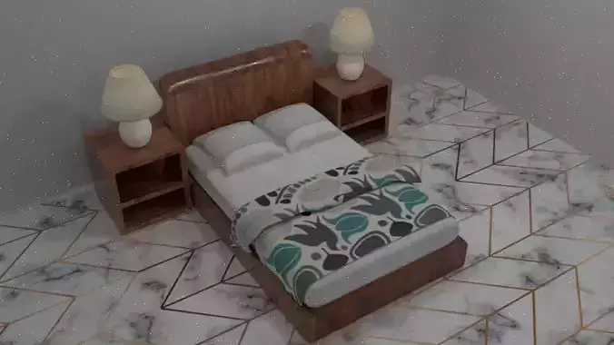 Simple bed room
